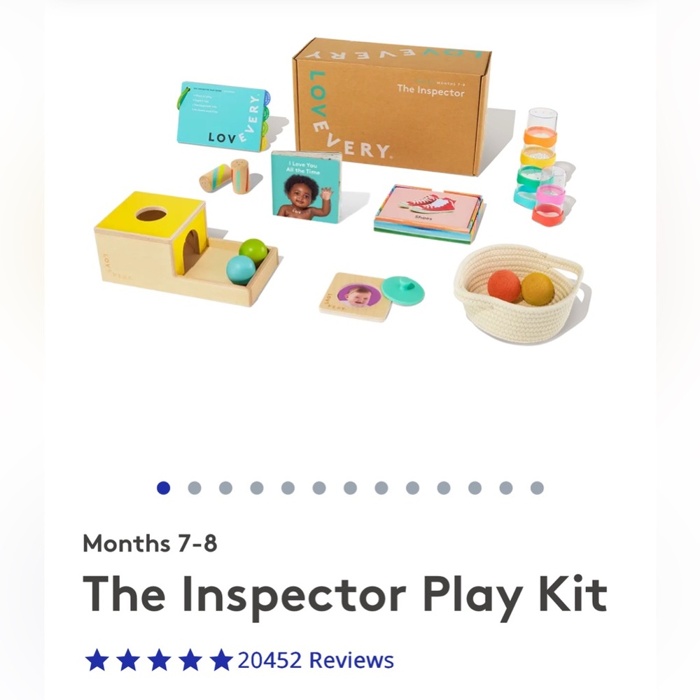 LOVEVERY - The Inspector Play Kit - Months 7-8